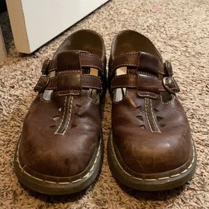 Dr. Martens brown leather Mary Janes size 9